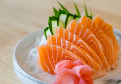 Sashimi di salmone 4pz.